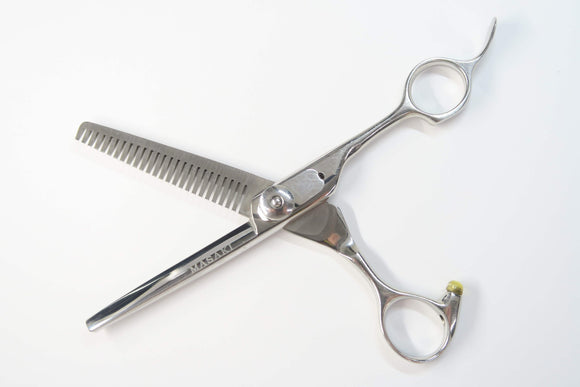Cランク【MIZUTANI SCISSORS ミズタニシザーズ】 BLACK-SMITH セニング 美容師・理容師 6.0インチ 右利き 【中古】:G-1876
