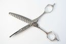 Cランク【MIZUTANI SCISSORS ミズタニシザーズ】 ACRO Acroleaf WIDE M-12 セニング 美容師・理容師 5.9インチ 右利き 【中古】:G-1875-2