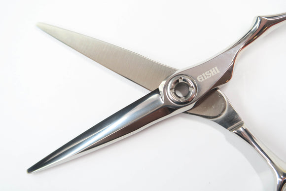 Bランク【GISHI SCISSORS】 CF-55 シザー 美容師・理容師 5.5インチ 右利き 【中古】:G-1760
