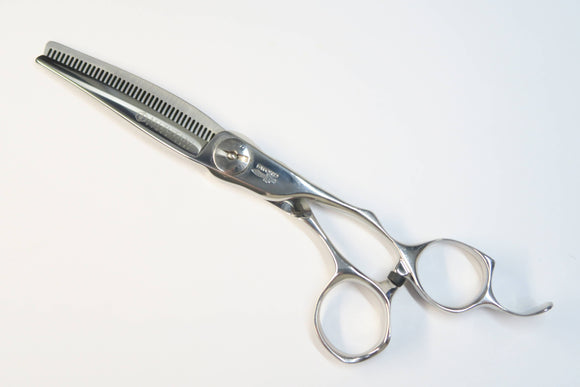 Cランク【MIZUTANI SCISSORS ミズタニシザーズ】 SWORD THINNING 40 逆刃 セニング 美容師・理容師 6.0インチ 右利き 【中古】:H-10814