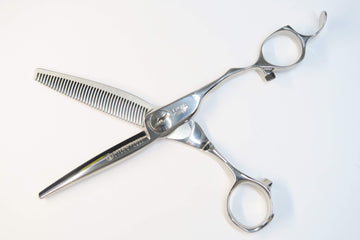 Cランク【MIZUTANI SCISSORS ミズタニシザーズ】 SWORD THINNING 40 逆刃 セニング 美容師・理容師 6.0インチ 右利き 【中古】:H-10814
