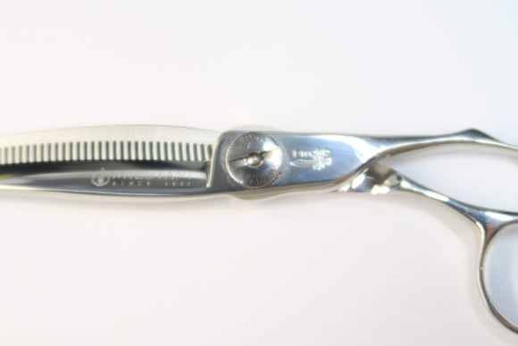 Cランク【MIZUTANI SCISSORS ミズタニシザーズ】 SWORD THINNING 40 逆刃 セニング 美容師・理容師 6.0インチ 右利き 【中古】:H-10814
