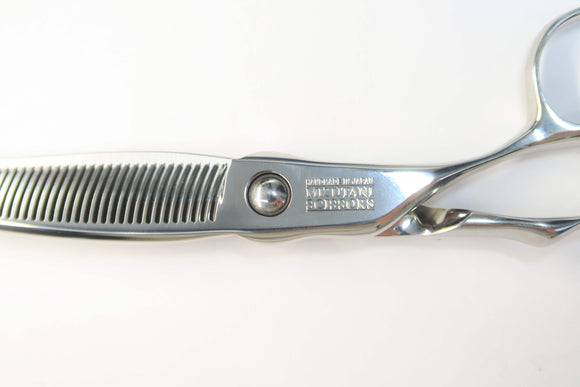 Cランク【MIZUTANI SCISSORS ミズタニシザーズ】 SWORD THINNING 40 逆刃 セニング 美容師・理容師 6.0インチ 右利き 【中古】:H-10814