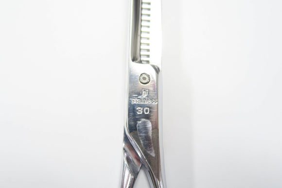 Dランク【神田文一商店】 R.E.G.O-K hi stainless 30 セニング 美容師・理容師 6.3インチ 右利き 【中古】:H-11715