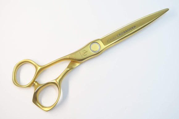 Bランク【MIZUTANI SCISSORS ミズタニシザーズ】 ACRO CROSSOVER CR-2 LEFTY シザー 美容師・理容師 6.1インチ 左利き 【中古】:H-11825