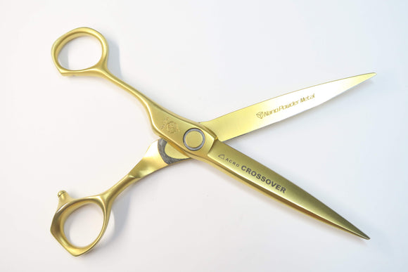 Bランク【MIZUTANI SCISSORS ミズタニシザーズ】 ACRO CROSSOVER CR-2 LEFTY シザー 美容師・理容師 6.1インチ 左利き 【中古】:H-11825