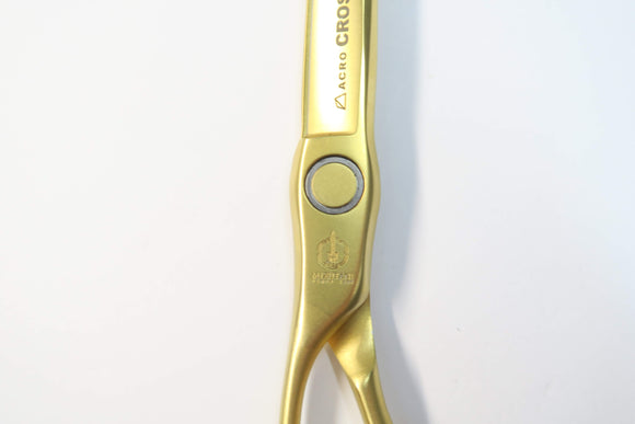 Bランク【MIZUTANI SCISSORS ミズタニシザーズ】 ACRO CROSSOVER CR-2 LEFTY シザー 美容師・理容師 6.1インチ 左利き 【中古】:H-11825