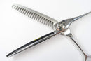 Bランク【ナルトシザー naruto scissors】 始皇帝 スーパーRK 二梳きヘネシーアンダーソン B21 セニング 美容師・理容師 6.0インチ 右利き 【中古】:H-11019