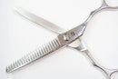 Bランク【OKAWA PRO SCISSORS オオカワプロシザーズ】 232 セニング 美容師・理容師 5.8インチ 右利き 【中古】:H-11337