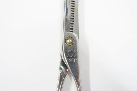 Dランク【神田文一商店】 R.E.G.O-K MAX A.SS 31 セニング 美容師・理容師 6.0インチ 右利き 【中古】:H-11594