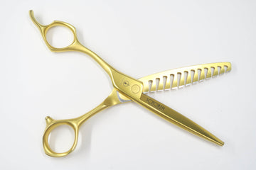 Cランク【MIZUTANI SCISSORS ミズタニシザーズ】 SCHOREM MASTER 12 LEFTY セニング 美容師・理容師 5.8インチ 左利き 【中古】:H-11629