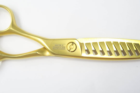 Cランク【MIZUTANI SCISSORS ミズタニシザーズ】 SCHOREM MASTER 12 LEFTY セニング 美容師・理容師 5.8インチ 左利き 【中古】:H-11629