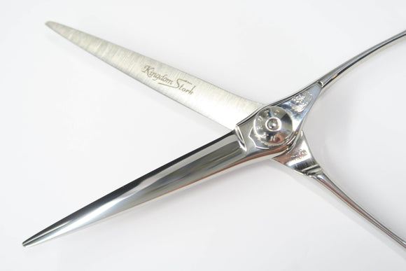 Bランク【ナルトシザー naruto scissors】 メガネST4 シザー 美容師・理容師 5.9インチ 右利き 【中古】:H-11653