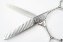 Cランク【MIZUTANI SCISSORS ミズタニシザーズ】 ACRO Acroleaf WIDE K-15 セニング 美容師・理容師 5.7インチ 右利き 【中古】:H-11665