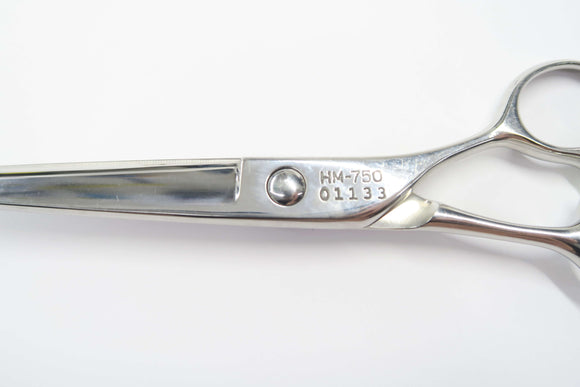 Bランク【島理研 Hi-TEC ハイテック】 HM-750 シザー 美容師・理容師 6.6インチ 右利き 【中古】:H-11684