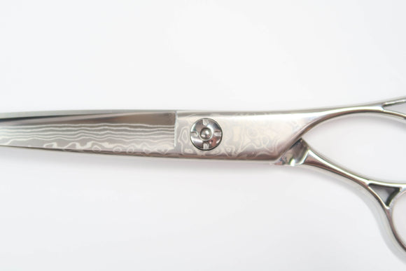 Aランク【PRIMERD プリマード】 Damascus Long 6.5 シザー 美容師・理容師 6.5インチ 右利き 【中古】:H-11782