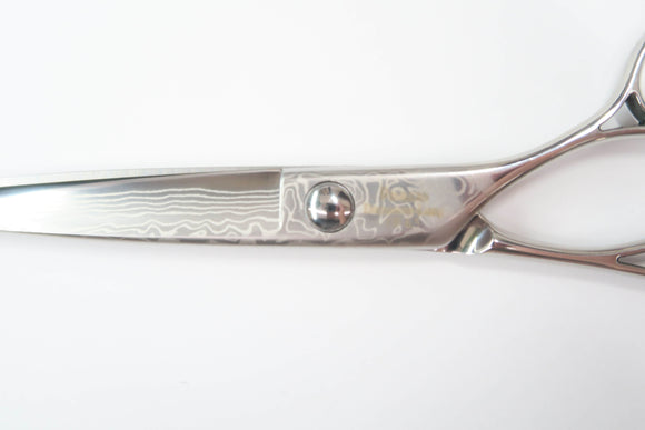 Aランク【PRIMERD プリマード】 Damascus Long 6.5 シザー 美容師・理容師 6.5インチ 右利き 【中古】:H-11786