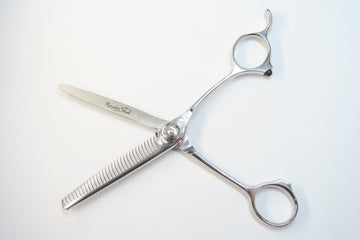 Bランク【ナルトシザー naruto scissors】 二梳きSTクォーターセニング S31 セニング 美容師・理容師 5.8インチ 右利き 【中古】:H-11803