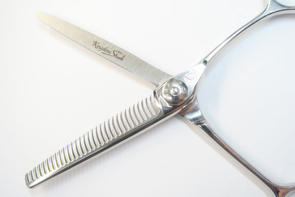 Bランク【ナルトシザー naruto scissors】 二梳きSTクォーターセニング S31 セニング 美容師・理容師 5.8インチ 右利き 【中古】:H-11803