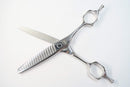 Cランク【MIZUTANI SCISSORS ミズタニシザーズ】 ACRO Acroleaf WIDE M-25 セニング 美容師・理容師 5.9インチ 右利き 【中古】:H-11864
