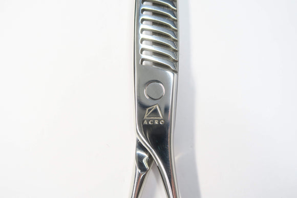 Cランク【MIZUTANI SCISSORS ミズタニシザーズ】 ACRO Acroleaf WIDE M-25 セニング 美容師・理容師 5.9インチ 右利き 【中古】:H-11864