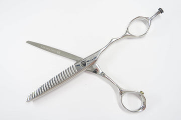 Cランク【MIZUTANI SCISSORS ミズタニシザーズ】 BLACK-SMITH TWIG THINNING 25 セニング 美容師・理容師 5.6インチ 右利き 【中古】:H-11931
