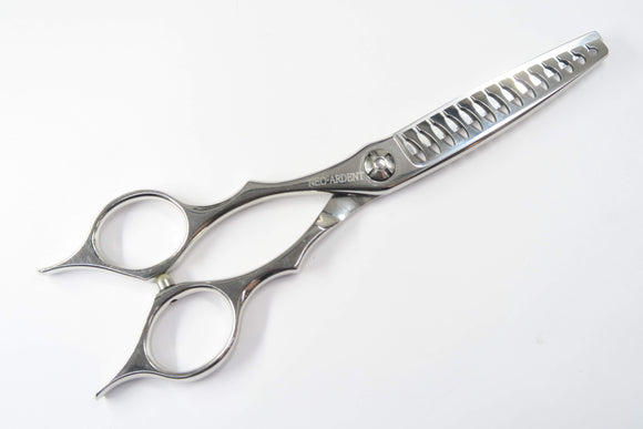 Cランク【SCISSORS JAPAN シザーズジャパン】 A-ARA45%14Fi18L Y セニング 美容師・理容師 5.9インチ 左利き 【中古】:H-11963