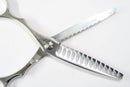 Cランク【SCISSORS JAPAN シザーズジャパン】 A-ARA45%14Fi18L Y セニング 美容師・理容師 5.9インチ 左利き 【中古】:H-11963