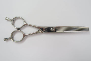 Cランク【サイキシザー SAIKI scissors】 30 セニング 美容師・理容師 5.9インチ 左利き 【中古】:H-8374