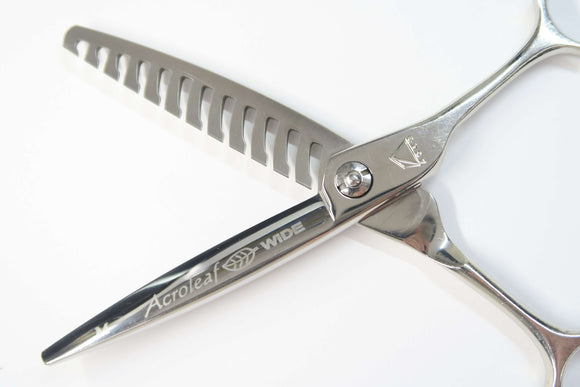 Cランク【MIZUTANI SCISSORS ミズタニシザーズ】 ACRO Acroleaf WIDE M-12 セニング 美容師・理容師 5.9インチ 右利き 【中古】:G-1875