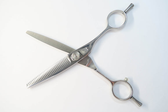 Bランク【シザースワークス SCISSORS WORKS】 464 GL2-6030 セニング 美容師・理容師 6.0インチ 右利き 【中古】:G-1882