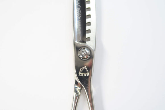 Cランク【MIZUTANI SCISSORS ミズタニシザーズ】 ACRO Acroleaf WIDE M-12 セニング 美容師・理容師 5.9インチ 右利き 【中古】:G-1875