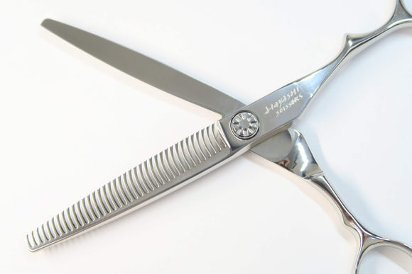 Bランク【HAYASHI SCISSORS ハヤシシザーズ】 V-Thinning-ON V-37R-ON-AT6 セニング 美容師・理容師 6.0インチ 右利き 【中古】:G-1887