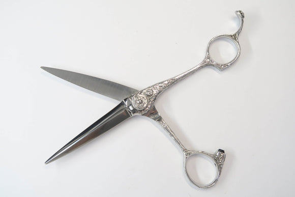 Bランク【ナルトシザー naruto scissors】 ダックボードZ唐草 シザー 美容師・理容師 5.8インチ 右利き 【中古】:H-12112