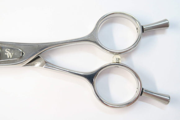 Bランク【シザースワークス SCISSORS WORKS】 464 GL2-6030 セニング 美容師・理容師 6.0インチ 右利き 【中古】:G-1882